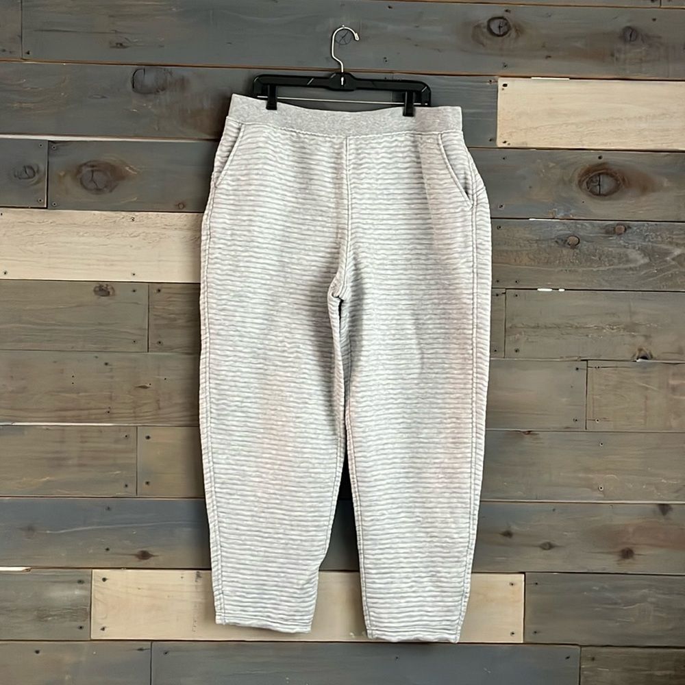 Athleta Women's Plush Fleece Jogger Sweat Pants XL Heather Grey